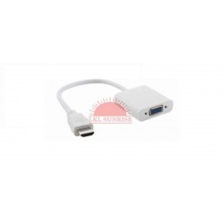 HDMI MALE TO VGA FEMALE VIDEO CABLE CONVERTER ADAPTER